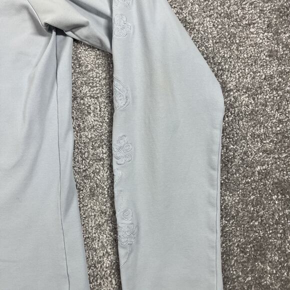 Patagonia T Shirt Womens Large Stretch Performance Floral Embroidery Hiking - Picture 4 of 14